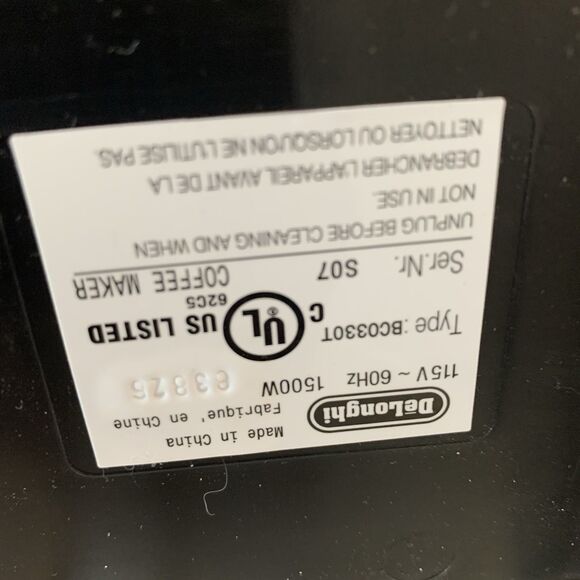 Delonghi BC0330T Combination Drip Coffee & Espresso Machine All in One VTG - Picture 11 of 14